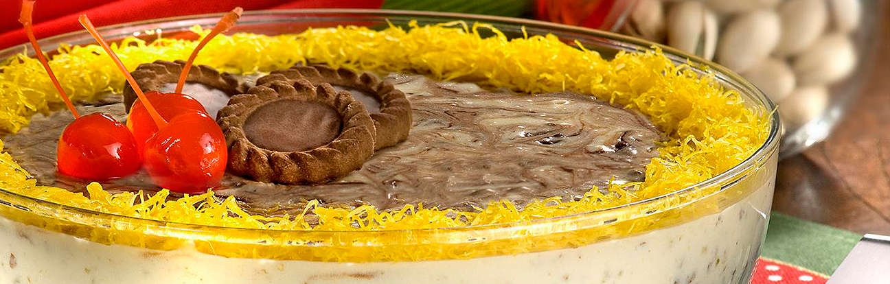 Mousse Mesclado de Chocolate com Pistache Adria